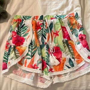 Floral Print Women's Shorts